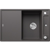 Blanco Axia III 45 S Granitový drez So sklenenou doskou - Sivá skala Blanco Axia III 45 S Granitový drez So sklenenou doskou - Sivá skala
