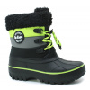Lee Cooper 2856K black/lime, dětské sněhule vel.28 Lee Cooper 2856K black/lime, dětské sněhule vel.28