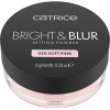 Catrice Bright & Blur rozjasňujúci sypký púder 020 Soft Pink 8 g Catrice Bright & Blur rozjasňujúci sypký púder 020 Soft Pink 8 g