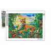 Norimpex Diamantové maľovanie Kráľ džungle 30 x 40 cm Norimpex Diamantové maľovanie Kráľ džungle 30 x 40 cm