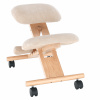 Ergonomická kľakačka, krémová/buk, GROCO Ergonomická kľakačka, krémová/buk, GROCO