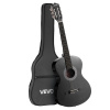 VEVOR Klasická gitara 96 cm, jednoduché a presné ladenie, drevená, čierna VEVOR Klasická gitara 96 cm, jednoduché a presné ladenie, drevená, čierna