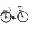 Trekking Bike Kross Trans 5,0 dm 17 na/cza/p 2022 rám 17 palcov 28 biely (Shimano Deore SL-M4100 10 RZ Prerrailleur Lever)