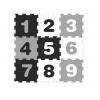 Detské penové puzzle, podložka na zem, Číslica, Smily Play, 9 ks Detské penové puzzle, podložka na zem, Číslica, Smily Play, 9 ks
