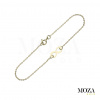 MOZA gold Náramok nekonečno MG5120 Dĺžka: 18 MOZA gold Náramok nekonečno MG5120 Dĺžka: 18