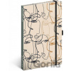 Baagl Notes Tvář linkovaný 13 × 21 cm Baagl Notes Tvář linkovaný 13 × 21 cm