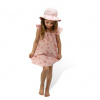 ESITO Dievčenské mušelínové šaty Flower pink Veľ. 80 - 86 ESITO Dievčenské mušelínové šaty Flower pink Veľ. 80 - 86