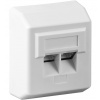PREMIUMCORD Zásuvka 2xRJ45 pre sadrokartón, UTP Cat5e szrjz-1 PremiumCord PREMIUMCORD Zásuvka 2xRJ45 pre sadrokartón, UTP Cat5e szrjz-1 PremiumCord