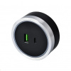 Viking zásuvkový modul A60, 1x USB-A, 1x USB-C, PD, stříbrno-černá Viking zásuvkový modul A60, 1x USB-A, 1x USB-C, PD, stříbrno-černá