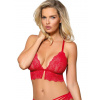 Bralet podprsenka Roža Zuza červená, VYBRAŤ VEĽKOSŤ BIELIZNE L Bralet podprsenka Roža Zuza červená, VYBRAŤ VEĽKOSŤ BIELIZNE L