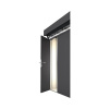 Prídavné dvere pre záhradné domčeky Biohort CasaNova 95x200 cm ľavé tmavosivé metalické