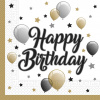 Procos servítky Happy birthday milestone 33x33cm 20ks Procos servítky Happy birthday milestone 33x33cm 20ks