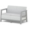 Keter Scandi Linea 2 Seaters Sofa, Ash grey/Storm Grey Keter Scandi Linea 2 Seaters Sofa, Ash grey/Storm Grey