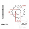 JT Sprockets JTF 433-15 JT Sprockets JTF 433-15
