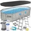 Oválny bazén s kovovou konštrukciou Bestway 549 x 274 cm Oválny bazén s kovovou konštrukciou Bestway 549 x 274 cm