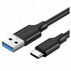 Kábel Ugreen USB - USB typ C 0,5 m čierny Kábel Ugreen USB - USB typ C 0,5 m čierny