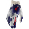 rukavice ITRACK, 100% - USA (modrá/bílá, vel. M) rukavice ITRACK, 100% - USA (modrá/bílá, vel. M)
