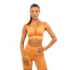 Nebbia Sportovní podprsenka se síťkou PERFORMANCE 477 oranžová - XS Nebbia Sportovní podprsenka se síťkou PERFORMANCE 477 oranžová - XS