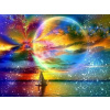 Norimpex diamantové maľovanie Mesiac 30 x 40 cm Norimpex diamantové maľovanie Mesiac 30 x 40 cm