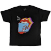 Tričko MTV - Rolling Stones Rainbow Shadow Tongue Čierna XXL Tričko MTV - Rolling Stones Rainbow Shadow Tongue Čierna XXL