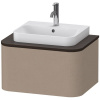 DURAVIT Happy D.2 Plus závesná skrinka pod umývadlo pod dosku, 1 zásuvka, 650 x 480 x 354 mm, plátno, HP494007575 DURAVIT Happy D.2 Plus závesná skrinka pod umývadlo pod dosku, 1 zásuvka, 650 x 480 x 354 mm, plátno, HP494007575