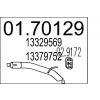 Výfukové potrubie MTS 01.70129 Výfukové potrubie MTS 01.70129