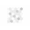 Samolepiaci panel mozaika bielo-sivá 30,5x30,5cm 3D-1175 Samolepiaci panel mozaika bielo-sivá 30,5x30,5cm 3D-1175