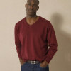Pulóver s výstrihom do V, 100 % akryl bordó 086 Blancheporte Pulóver s výstrihom do V, 100 % akryl bordó 086 Blancheporte