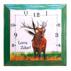 Poľovnícke nástenné hodiny - jeleň v ruji Poľovnícke nástenné hodiny - jeleň v ruji