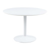 Biely okrúhly jedálenský stôl Actona Ibiza, ⌀ 110 cm Biely okrúhly jedálenský stôl Actona Ibiza, ⌀ 110 cm