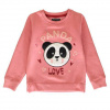 Dievčenská mikina LEMON BERET Panda LOVE ružová - 110 Dievčenská mikina LEMON BERET Panda LOVE ružová - 110