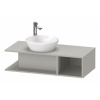 DURAVIT D-Neo závesná skrinka pod umývadlo na dosku Compact, 1 otvorená priehrada vpravo, 1000 x 480 x 260 mm, betón šedá matná, DE491900707 DURAVIT D-Neo závesná skrinka pod umývadlo na dosku Compact, 1 otvorená priehrada vpravo, 1000 x 480 x 260 mm, betón šedá matná, DE491900707