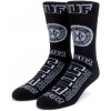 ponožky HUF H-CLASS CREW SOCKS Black universal ponožky HUF H-CLASS CREW SOCKS Black universal