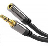 PREMIUMCORD prodlužovací kabel, Jack 3.5mm - Jack 3.5mm M/F 3m