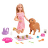 Barbie: Súprava na hru s novonarodenými šteniatkami Barbie: Súprava na hru s novonarodenými šteniatkami