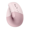 Logitech Lift Vertical Ergonomic Mouse - růžová, 400-4000dpi, 6 tlačítek, bluetooth, logitech bolt Logitech Lift Vertical Ergonomic Mouse - růžová, 400-4000dpi, 6 tlačítek, bluetooth, logitech bolt