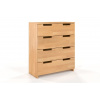 Skandica Komoda SPECTRUM 4 šuplíky, buk (Barva: Přírodní) Skandica Komoda SPECTRUM 4 šuplíky, buk (Barva: Přírodní)