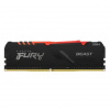 Kingston FURY Beast / DDR4 / 8GB / 3600MHz / CL17 / 1x8GB / RGB / Black KF436C17BB2A / 8 Kingston FURY Beast / DDR4 / 8GB / 3600MHz / CL17 / 1x8GB / RGB / Black KF436C17BB2A / 8