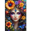 Alipson Puzzle - Puzzle Kvetinová žena - 1000 dielov Alipson Puzzle - Puzzle Kvetinová žena - 1000 dielov