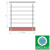 EKOfence Nerezové zábradlie BR 14259 EKOfence Nerezové zábradlie BR 14259