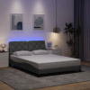 Rám postele s LED bez matrace Světle šedá 140x200 cm Látka Šedá 3310671 Rám postele s LED bez matrace Světle šedá 140x200 cm Látka Šedá 3310671
