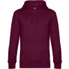 B&C | KING Hooded, Pánska mikina s kapucňou, červená dark cherry, S B&C | KING Hooded, Pánska mikina s kapucňou, červená dark cherry, S