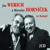 Jan Werich a Miroslav Horníček na Kampě Jan Werich a Miroslav Horníček na Kampě