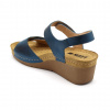 Leon 1041 Zdravotné celokožené sandále na platforme 38 - 24,5cm, modrá, 6,5 cm Leon 1041 Zdravotné celokožené sandále na platforme 38 - 24,5cm, modrá, 6,5 cm
