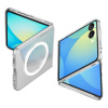 Spigen – Air Skin MagSafe obal na Samsung Galaxy Z Flip7 – priehľadný biely Spigen – Air Skin MagSafe obal na Samsung Galaxy Z Flip7 – priehľadný biely