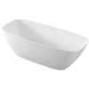 Polysan Volně stojící vana MEDINA 165x70 cm solid surface levá i pravá orientace bílá matná 92430 Polysan Volně stojící vana MEDINA 165x70 cm solid surface levá i pravá orientace bílá matná 92430
