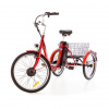 Trojkolesový elektrický bicykel Tornádo ZTECH, červený Trojkolesový elektrický bicykel Tornádo ZTECH, červený