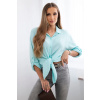 Kesi Bavlnená mušelínová košeľa Daisy - 65622 Farba: Tyrkysová, Veľkosť: UNI Kesi Bavlnená mušelínová košeľa Daisy - 65622 Farba: Tyrkysová, Veľkosť: UNI