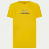 La Sportiva Brand Tee Yellow Pánske Tričká Veľkosť 50 La Sportiva Brand Tee Yellow Pánske Tričká Veľkosť 50
