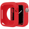 AppleKing ochranné silikónové púzdro pre Apple Watch 38mm / 40mm - červené - možnosť vrátiť tovar ZADARMO do 30tich dní AppleKing ochranné silikónové púzdro pre Apple Watch 38mm / 40mm - červené - možnosť vrátiť tovar ZADARMO do 30tich dní